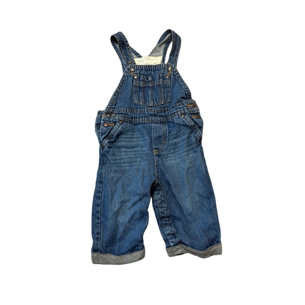 OshKosh BABY Boys Overalls/Pants outfit, size 9 mos, Soft gray lining